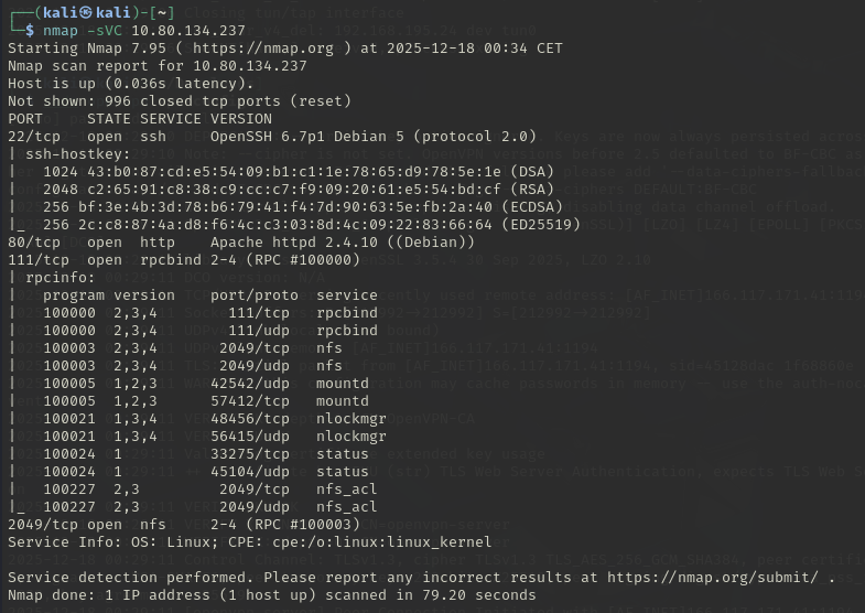 Nmap Scan