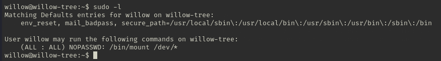 Sudo Privileges